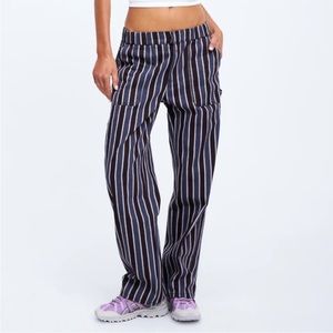 PANT FOUNTAIN TAILORED NAVY STRIPE LIONESS